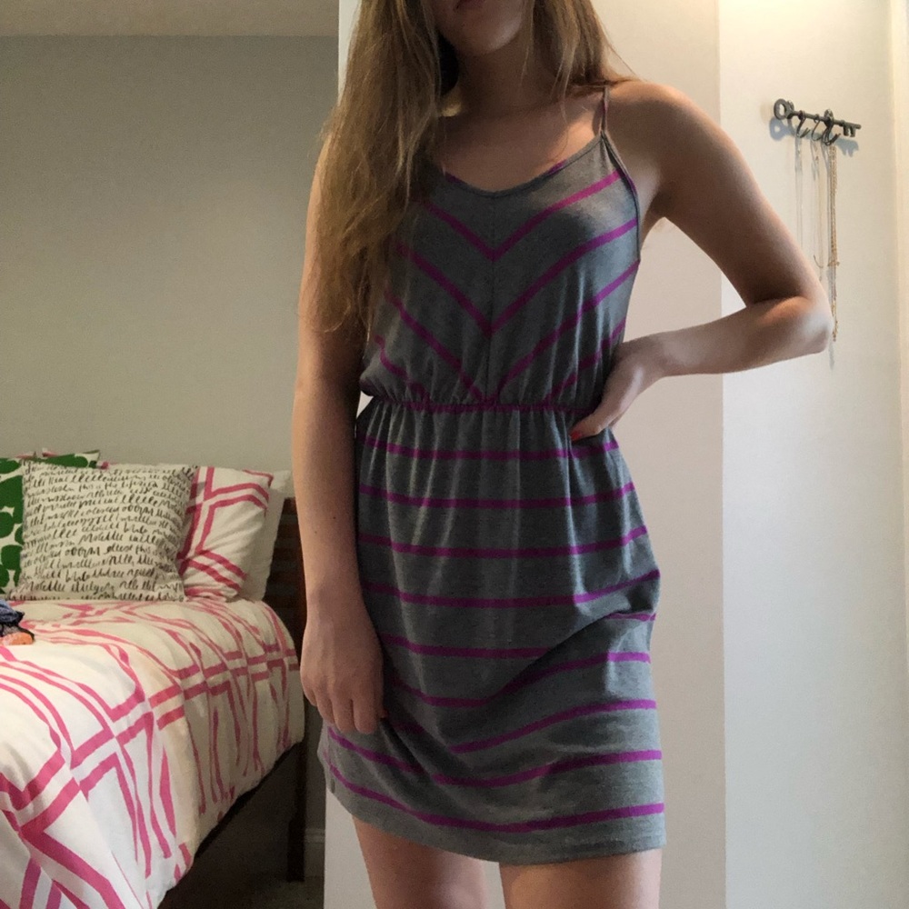 Mission Striped Mini Dress